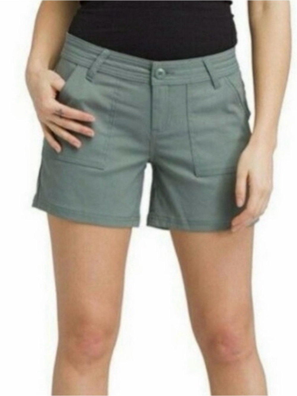 Women's PRANA Sage Green Utility Shorts